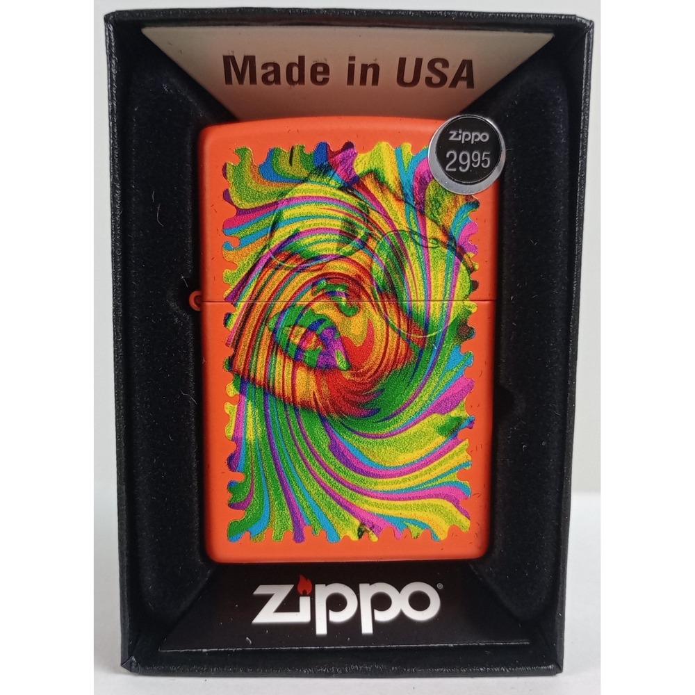 Brand New in Box Genuine Zippo Lighter Novelty Woman Sunglasses Orange Matte